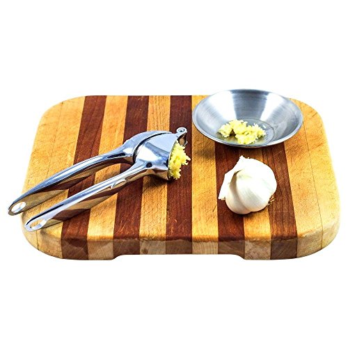 Hochwertige Knoblauch-Presse 18,5 cm Knoblauchpresse STAR-LINE® Super Praktischer Küchenhelfer – Langer Verwendungsdauer – Leicht zu Reinigen Knoblauchschneider Ingwerpresse - 5