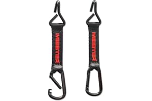 Meister Hang-Tough Fence Hooks for Baseball, Softball, Tennis & Camping (Pair)