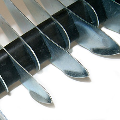 Schneidrechen Harke Rechen 36 cm Kultivator Rasenlüfter Rasenvertikutierer - 6