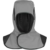 TDCuizent Welding Hood Neck Cover with Adjustable Strap Breathable Mesh Inner Layer Fireproof Fabric Protection for Welders W