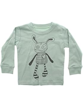 Small Rags unisex Langarm Baby- und Kindershirt, 100% Baumwolle
