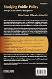 Image de Studying Public Policy: Policy Cycles and Policy Subsystems