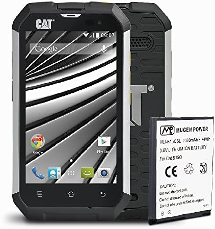 Mugen Power Caterpillar CAT B15Q 2300mAh Slim Extended Battery | 300mAh Battery Capacity More than Original