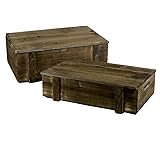 Vacchetti 5032760000 Scatola, Legno, Marrone, Medio, 2 unità