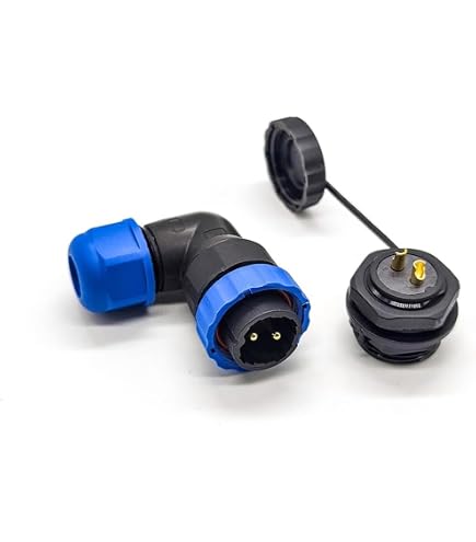 Transformer Plug Elecbee IP68 Connectors SP17 Series 2 Pin Female Plug ...
