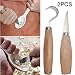 Produktbild Dough.Q Holz-Schnitzwerkzeug Set Holz Schnitzmesser Professional Schälmesser Holzschnitzerei Meißel Set mit Schleifsteine, Carving Cutter DIY Schnitzwerkzeug Skulptur Löffel Holzschnitzmesser Messer