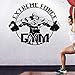 Produktbild Auto Gym Aufkleber Fitness Aufkleber Bodybuilding Hantel Poster Name Muskel Vinyl Wall Parede Decor Gym Aufkleber-116x94cm