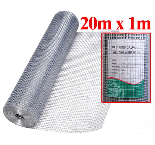 PawHut® Volierendraht Maschendraht Drahtzaun Drahtgitter Masche 12mm, 1mm Stark 1mx20m - 2