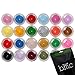 BMC 3D Sculpting Extensions Manicure Nail Art Acrylic Powders Pots - 24 Color Kit