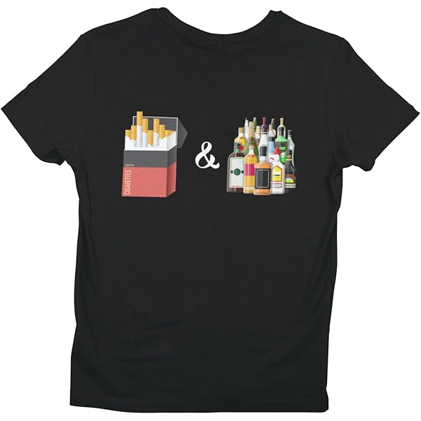 Oasis T-Shirt – Cigarettes and Alcohol - Unisex, 100% Cotton
