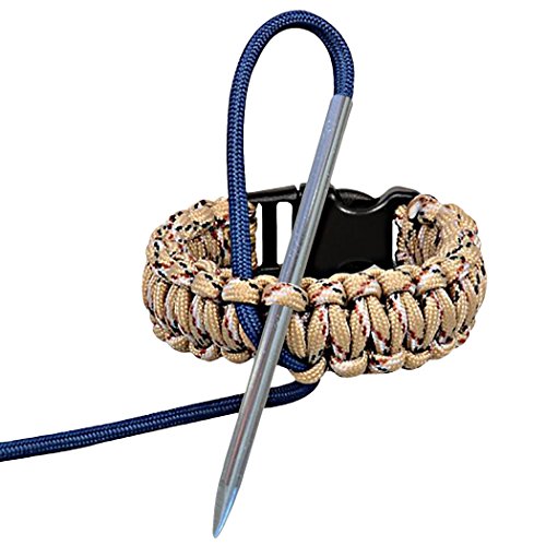 Edelstahl Paracord FID Nadeln, edelstahl, 3 in / 3 mm; 2 pack - 5