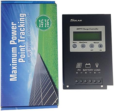 New 20A MPPT Solar Charge Controller 12V/24V Solar Regulator with LCD Display