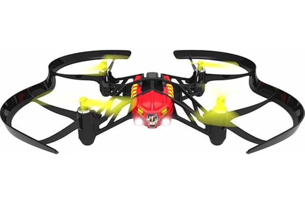 Parrot - MiniDrone Quadricoptère Airborne Night Blaze - Rouge