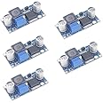 senzooe 5Pcs LM2596 Buck Converter DC-DC Step Down Variable Volt Regulator Electronic Voltage Stabilizer Power Supply Module 3.0-40V to 1.5-35V