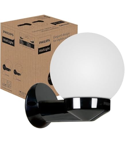 Havells Moon 200 (Opal) Retro Cfl Wall Lamps-Lhfxbon1Tn5Q014