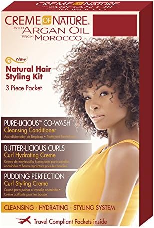CREME of NATURE Argan Oil Natural Hair Styling Kit