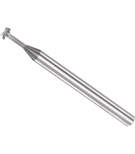 Fresa Per Scanalature A T In Metallo Duro - Diametro 6mm, Larghezza 1.5mm - Per CNC HM HRC55 - Foto 4