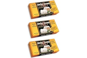 TURRONES FABIÁN Turron espagnol dur Antiu Xixona qualité suprême 150 g. [PAQUET DE 3 NOUGATS] TOTAL 450 G.