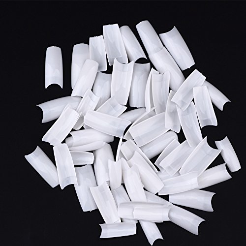 MAKARTT® 500 White French Nail Tips False Acrylic Nail Art Tips