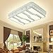 Produktbild WYBAN 78W LED Moderne Energieeinsparung Deckenlampen perfekt für Wohnzimmer Schlafzimmer Korridor Küche Deckenleuchte (Warmweiß ohne FB, Weiß 78W)
