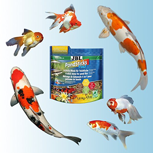 JBL 40153 Rundumernährung für alle Teichfische, PondSticks 4 in 1, 1er Pack (1 x 10 l) - 6