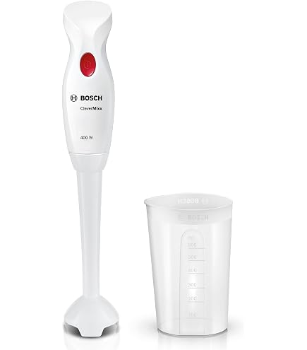 ADLER Camry Smoothie-Stabmixer, 700 Watt Mit Turbo, Edelstahlklingen & 500 Ml To-Go-Flasche