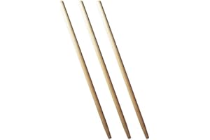 AGROHIT Werkzeugstiel, 3X Holzstiel, Gerätestiel aus Holz, Besenstiel-Set, Stiel für Besen oder Gartengeräte, Bequemer & Stabiler Besenstiel für Garten oder Zuhause, 3 Stück, Ø 2,8 cm, Länge 140 cm