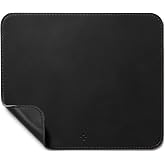 Spigen Regnum Orta Boy 25x21cm Mouse Pad Vegan Deri LD301 Black - APP04760