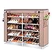Produktbild Einfache staubdichte Kombination aus hochleistungsfähigem, mehrschichtigem, Nicht Gewebtem Schuhschrank A+ (Farbe : Braun)