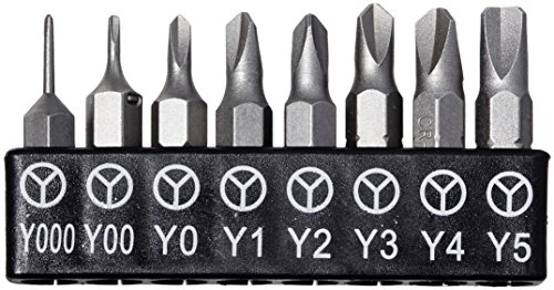 Silverhill Tools ATKYB Triwing Bit Set, 8 bits, Größe Y000 – Y5 - 2