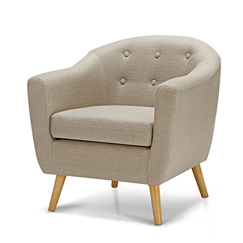 IKAYAA Armchair Sofa Accent Chair Lounge Furniture for Living Rooms
