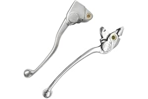 LE LEFOSSI Leviers de Frein d'Embrayage Pour Compatible avec Kawasaki Ninja 650 ER-6N ER6N ER6F ER-6F KLE 650 Versys 650 09 10 11 12 13 14 15 16 17 18 ER 650 EX 650 R Polished Silver