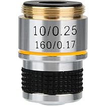 40x Achromatisches Mikroskop-Objektiv - 160mm Tubuslänge, 185mm Konjugatabstand