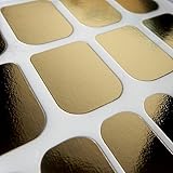 Chix Nails Nail Wraps Gold Chrome Lightening Fingers Toes Vinyl Foils Beauty Minx Style