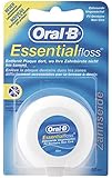 Oral-B Essentialfloss Ungewachst 50m (Zahnseide), 4er Pack (4 X 1 St&uuml;ck)