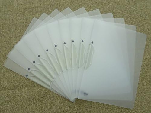 10 x Solo A4 Clear Polypropylene Report Cover Swing Clip File Folder Office Stationery