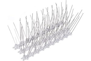 yatguudz 3 Pcs Stainless Steel Bird Spikes Durable Pigeon Repellent Garden Bird Thorns for Plant Protection and Bird Control