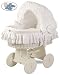 My Sweet Baby - Little Angel Cosy Wicker Crib Moses Basket (White)
