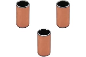 Othmro Łożysko tulei 6 mm otwór x 8 mm OD x 15 mm długości łożyska gładkie owinięte tuleje bezolejowe opakowanie 3 szt