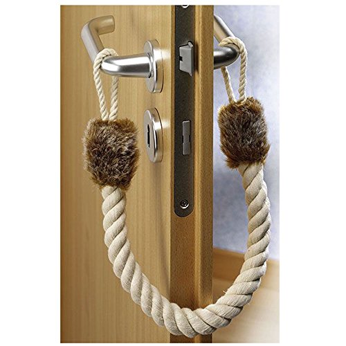 Door Boy Cushion Guard Door Latch Jammer Slam Stopper - Fit To Handle To Stop Doors Banging Shut Pefect for Baby Children Nursery Room and Save Trapped Finger