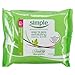 Simple Kind to Skin Exfoliating Facial Wipes 25 Pieces - Pack of 6 (150 Wipes)
