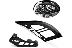 Velospeed Per Yamaha Tmax 560 Tech Max Tmax 530 SX DX Tutti gli anni Moto Pinze Freno Staffe Disco Freno Posteriore Rotore Guard tmax530 tmax560 techmax Accessori (nero)