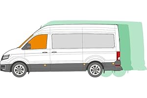 Just Kampers Thermal Blind mat Winscreen Window Cover Cab Kit Compatible with VW Crafter from 2017