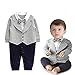 Taiycyxgan Baby Boy Formal Wedding Tuxedo Long Sleeve Bowknot Outfit Suit