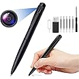 Mini Hidden Spy Camera Pen, HD 1080P, Covert Body Audio and Video Recorder (No micro sd card)