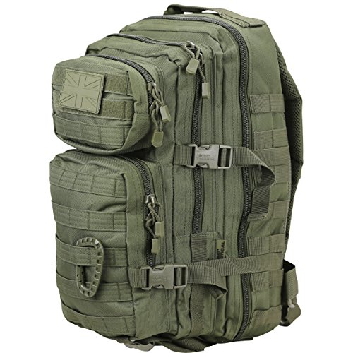 Kombat Pack de Asalto Molle, Unisex, Molle, Olive Green