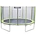 Produktbild Terena® Premium Trampolin neongrün 183 244 305 366 427cm mit Netz Sicherheitsnetz Gartentrampolin für Kinder (305)