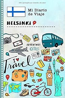 Helsinki Diario de Viaje: Libro de Registro de Viajes Guiado Infantil - Cuaderno de Recuerdos de Actividades en Vacaciones para Escribir, Dibujar, Afirmaciones de Gratitud para Niños y Niñas