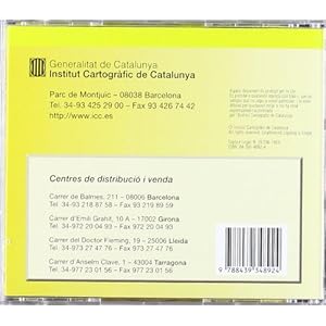 Mapa comarcal de Catalunya 1:50 000 Ràster. Pla de l'Estany [CD-ROM]