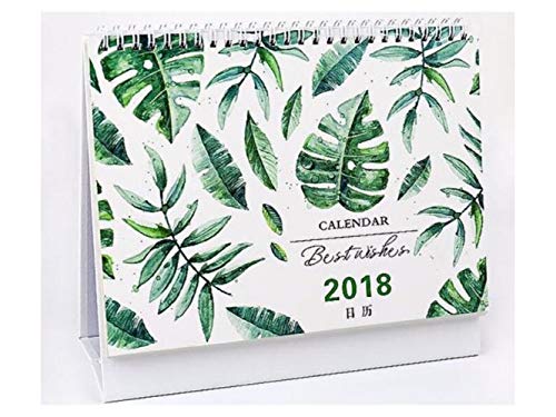 Download Papeterie scolaire Flip Stand Table Home Office Calendrier mensuel Liste quotidienne Calendrier mensuel Calendrier pour le bureau (Vert) Outil de papeterie
